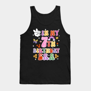 In My 7th Birthday Era Seven Years Birthday gift for girls kids Tank Top